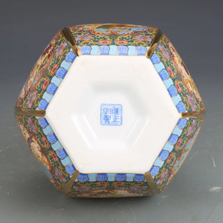 Antiqued Interior Decoration Porcelain Vase