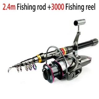 Carbon Fiber Telescopic Fishing Pole & Reel Combo - Epictzar Intl.