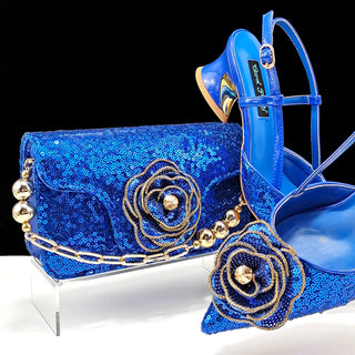 Nigerian Fashion Design Shoes & Bag Set
