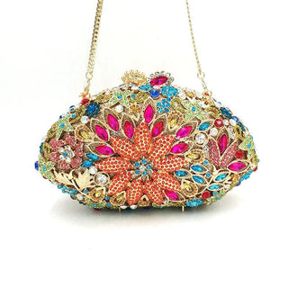 Glamorous Rhinestone Sparkling Evening Clutch Purse - Epictzar Intl.