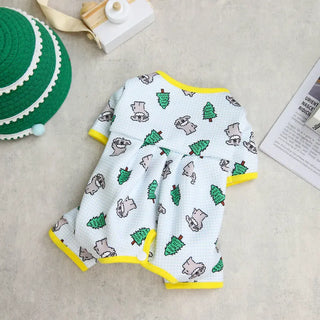 Cute Cartoon Print Fashion Pet Jumpsuit