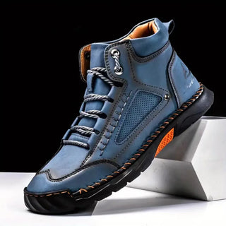 New Handmade Men's Boots Design Sneakers Man Outdoor Casual Leather Men Shoes Ankle Boots Fall Breathable Hot Sale Men's Boots