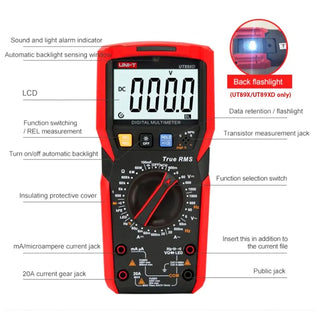 Digital Temperature Electrical Multimeter Tester