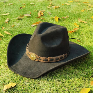 Wide Brim Fedora Felt Hat