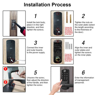 Electronic Wifi Biometric Smart Door Lock - Epictzar Intl.