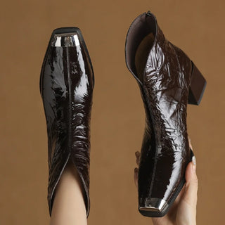 Genuine Leather Women Ankle Boots