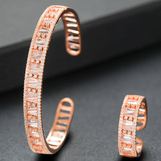 GODKI Luxury Trendy Saudi Arabia Bangle Ring  Jewelry Sets For Women Wedding Party Indian Dubai brincos para as mulheres 2023