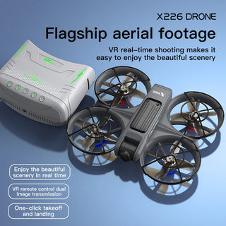 New X226 Mini RC Drone with Professional 8K HD Dual Camera 6Axis Headless Mode 360 Fly Remote Quadcopter Boys Kids Gift  Drones