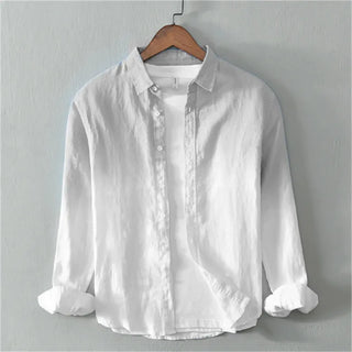 Men's 3D Printed Fashion Linen Shirt
