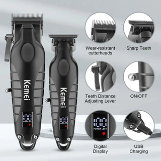 Cordless Hair Cutting Machine Clipper Kit