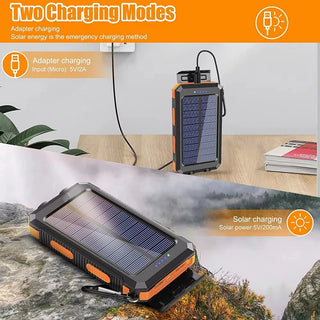 External Fast Charging Solar Power Bank