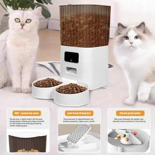 Dual Bowls Smart Pet Feeder
