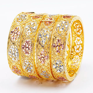 Wedding Party Colorful Hollow Bangle