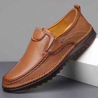 Elegant Classic Leather Loafers Shoes