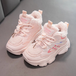 Winter Fashion Girls Luxury Plush Sneaker
