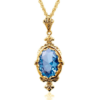 Trendy Garnet Vintage Wedding Pendant