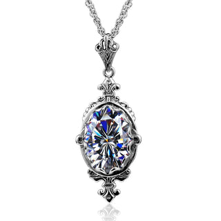 Trendy Garnet Vintage Wedding Pendant