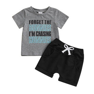 Toddler Boys T-Shirt Elastic Waist Shorts Set