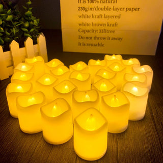 Flameless Wish LED Candle Lights - Ideal for Christmas, Halloween, Confessions, Proposals & Ambiance - Party & Wedding Props