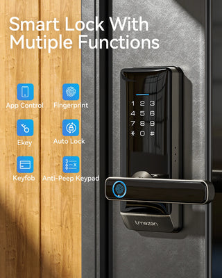 Smart Keyless Fingerprint Entry Door Lock