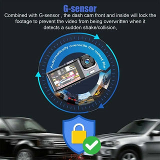 Front And Inside Dual Dash Cam