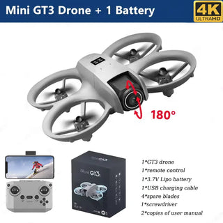 New GT3 RC Drone 8K 5G 2.4G GPS Professional HD Aerial Photography Remote Control Aircraft HD Dual Cameras Quadcopter Toys Gifts