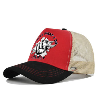 New Fashion Spring Summer Printed Mesh Breathable Baseball Cap Gorras Personality LOGO for Men WomenCouples Visor Hat Casquette