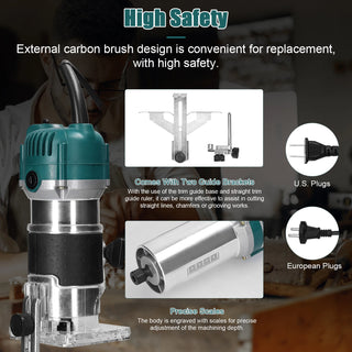 Multifunctional Wood Trimming Engraving Machine