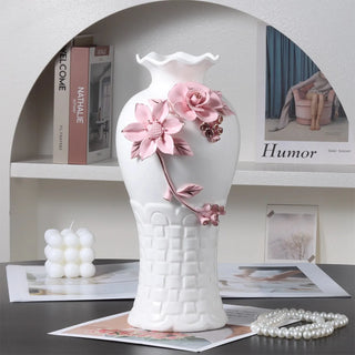 Living Room Decor Ceramic Flowers Vase