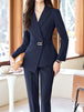 Blue Pant Suit