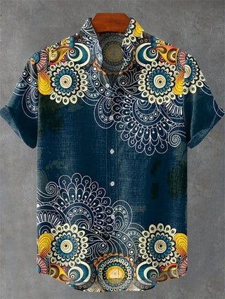 Men's Animal Printed Beach Vacation Shirt