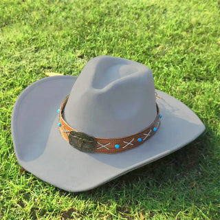Wide Brim Fedora Felt Hat