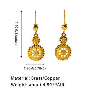 Women's 24K Gold Tassel Earrings - Epictzar Intl.