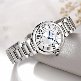 Relogio Feminino Switzerland I&W 2022 New Women Quartz Watches Sapphire Glass Waterproof 316L Stainless Steel Watch for Women
