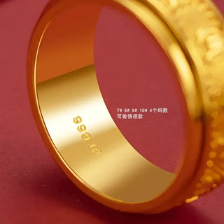 Pure Gold Phoenix Wedding Ring