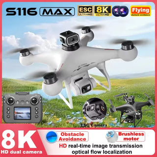 New S116 MAX Professional Screen-Controlled Drone HD Camera WIFI FPV Brushless Aerial photography Obstacle Avoidance Quadcopters