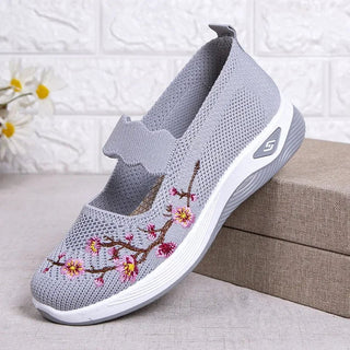 Breathable Embroidered Chunky Sole Sneakers - Epictzar Intl.