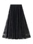 black skirt