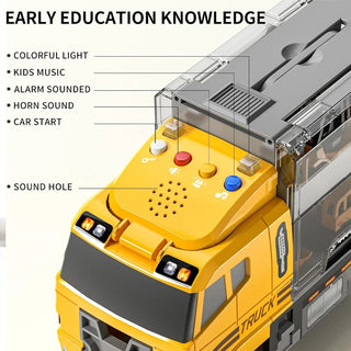 Alloy Toy Model Engineering Vehicle Set