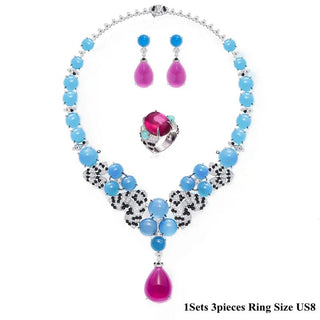 Designer Collection Cubic Zircon Party Jewelry Set - Epictzar Intl.