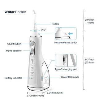 Household electric arterial irrigation device, convenient dental beauty device, water flosser, dental calculus irrigator, oral c