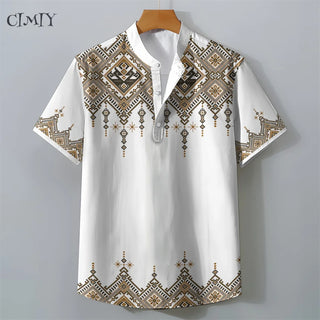 Men's Traditional Ethnic Tribal Style Shirt