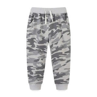 Adjustable Waist Camouflage Sports Pants