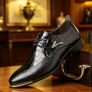 Office Pointed Toe Soft Leather Shoes