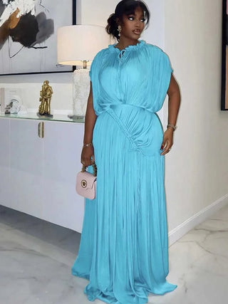 Elegant High Waist Evening Maxi Dress - Epictzar Intl.