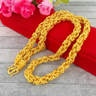 Faucet 24K Gold Oriental Necklace