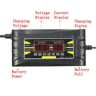 Intelligent Automatic Smart Car Battery Charger