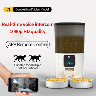 Smart Automatic Double Bowl Pet Feeder - Epictzar Intl.
