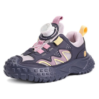 Autumn Sneakers For Kids PU Leather Waterproof Children's Sport Shoes Soft-soled Breathable Outdoor Teenager Running Shoes