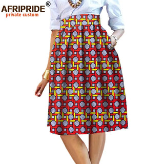 African Style Garment Midi Skirt